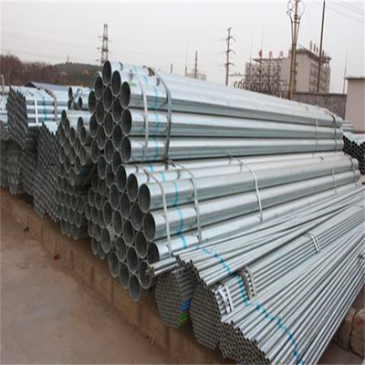 ASTM DX52D a galvanisé la surface plane du tuyau d'acier Z100 Sch10 3.05mm lumineuse