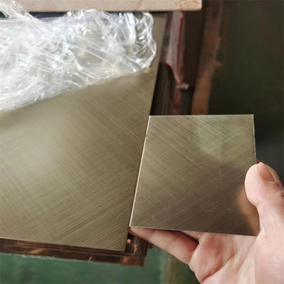 Le plat AISI de couleur de l'acier inoxydable 304 a adapté la diverse couleur aux besoins du client extérieure épaisseur de la taille 2mm de 1500 * de 6000mm