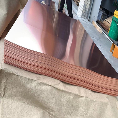 Tu1 Tu2 Plaque de cuivre 0,5 mm 0,6 mm Épaisseur 10-1220 mm Largeur Astm Standard