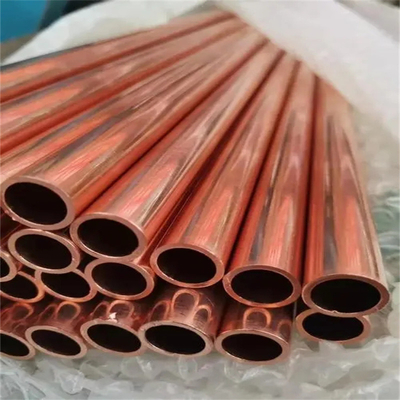 C11000 Tubes de cuivre 89 mm Od 3 mm Épaisseur 6 Mètre Longueur Astm