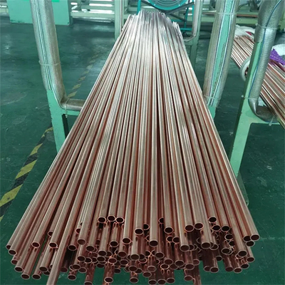 T1 Tubes en cuivre sans couture Astm Standard 21 mm Diamètre 3 mm Épaisseur