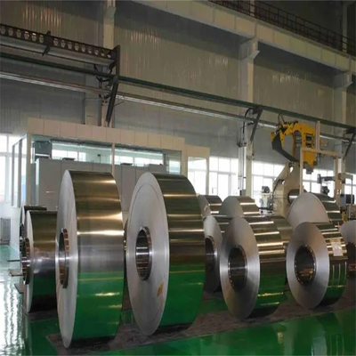 410 bobines d'acier inoxydable ASTM Stanbdard usine chinoise bobines en inox bandes 0,7 mm 0,8 mm 0,9 mm épaisseur 1200 mm largeur