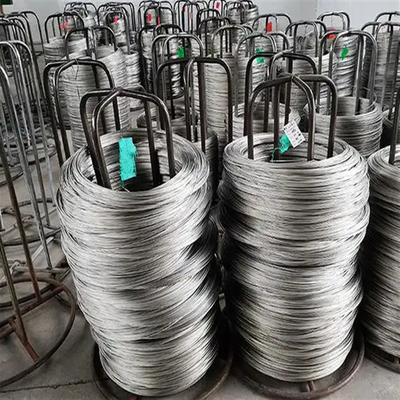 Corde en acier inoxydable bobine de fil 316/316L de qualité personnalisée Diamètre ASTM GB Paquet de bobine standard