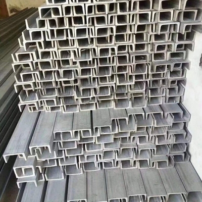 12# 304 2B section de canal en acier inoxydable 5.5x53x120 personnalisé