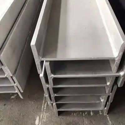 304 acier inoxydable acier structural H faisceau laminé à froid 100*50*5*7 mm Pour salle de production industrielle