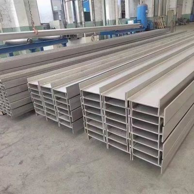 304L en acier inoxydable en acier structural H poutre 2B Surface 125*60*6*8mm Pour le bâtiment