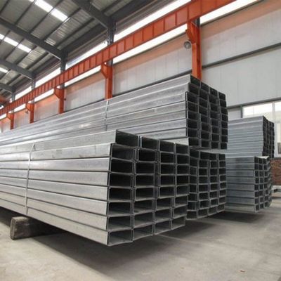 316 12# Sections structurelles en acier inoxydable en poutre U laminées à froid 5,5x53x120