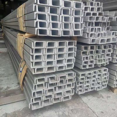 316 12# Sections structurelles en acier inoxydable en poutre U laminées à froid 5,5x53x120