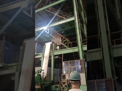 Vitrine de la ligne de production de bobines/feuilles d'acier galvanisé